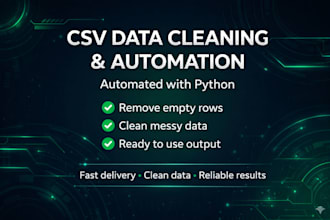 automate and clean your CSV data using python scripts