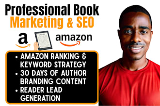 be your author assistant and expert for amazon book marketing and SEO