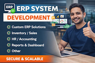 develop a custom erp system for your business