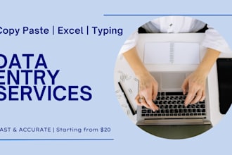 do accurate data entry and file organization