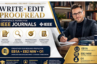write edit and proofread conference papers for ieee journal eb1 eb2 niw o1