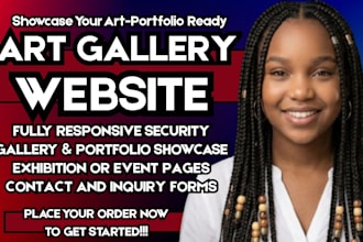 art gallery website artist portfolio fine art site artist exhibition website