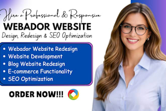 design webador website for blog, content, beginners, webador website redesign