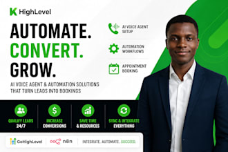 gohighlevel ai voice agent and automation for lead conversion n8n ai automation