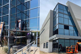 aluminum storefront window and curtain walls takeoff