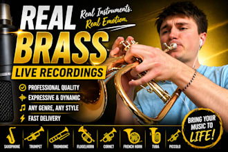 record sax flugelhorn trumpet trombone cornet piccolo tuba french horn