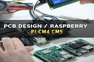 design pcb for raspberry pi cm4 cm5, cm5 io board carrier board, pcb layout