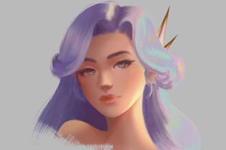 draw a potrait of your character