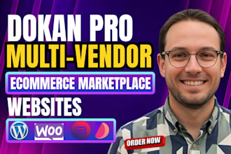 build custom multi vendor ecommerce marketplace using dokan pro or wordpresss