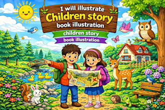 illustrate childrens storybook illustration, childrens stories, book illustrate