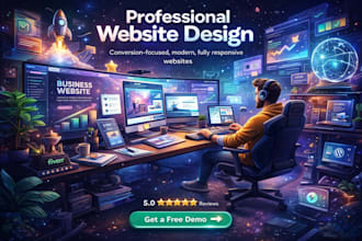 design a premium high converting website with a free demo