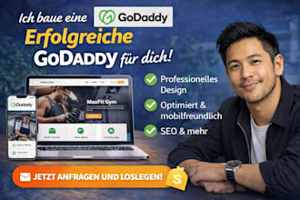 godaddy website neugestaltu godaddy webseite design, godaddy website entwicklung