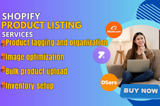 do shopify product listing product upload data entry shopify listing