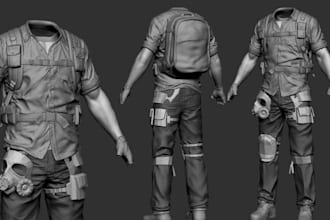 design rig texture 3d clothing for second life mesh gta vrchat fivem sims peds