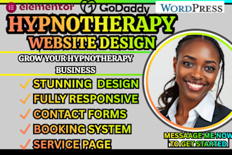hypnotherapy site hypnosis website counseling website life coach website