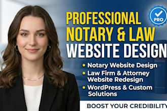 design notary website lawfirm attorney website redesign notary wordpress website