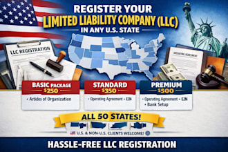 register fast limited liability company llc in any US state