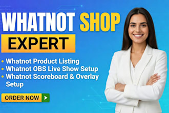 whatnot product listing, whatnot product obs live show, whatnot scoreboard SEO