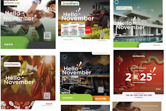 social media graphics with 3d product mockups