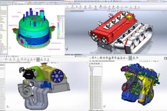 do 3d cad mechanical model industrial cad product design solidworks fusion 360