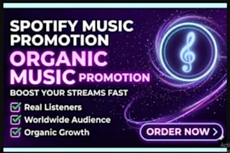spotify track promotion, USA spotify music promotion, spotify music viral