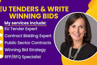 do tenderned, germany tender research, bid proposal writing, procurement support