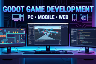 make a game in godot for pc mobile web prototyping bug fix