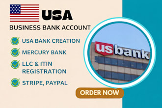 do usa bank creation get USA physical and proof of address, llc registration