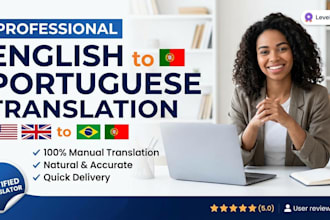 fast english portuguese translator