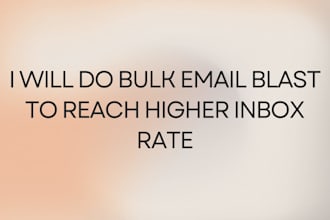 send bulk emails blast send cold email campaign to reach higher inbox rate