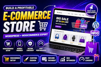 build simple woocommerce store or wordpress woocommerce shop