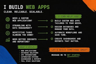 build custom python web apps, python or n8n automations for your business