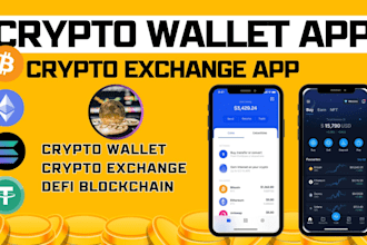 develop crypto app, blockchain app, defi platform, nft marketplace, blockchain