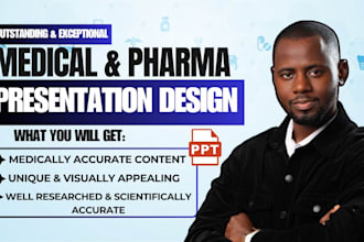 design medical, healthcare, pharma powerpoint presentation slides, flowcharts