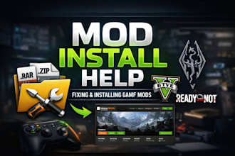 fix your game mods and mod errors fast only on pc