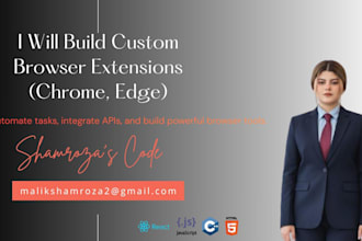 build custom chrome extensions
