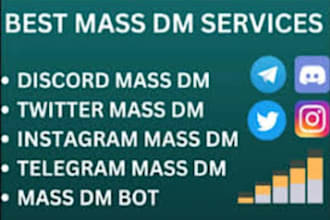 discord mass dm instagram mass dm telegram mass dm twitter mass dm facebook  dm