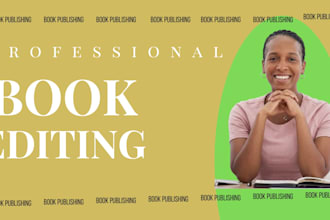 provide book editing and ebook proofreading