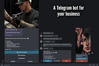 create a telegram bot for your business