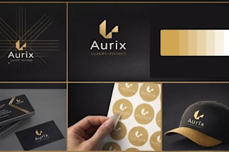 create a minimalist logo, brandbook, corporate identity, and brand guidelines