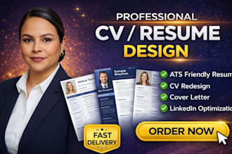 design and redesign professional resume formatting CV design and cover letter