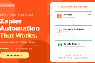 create, fix your zapier automation, zapier integration, zapier webhook workflow