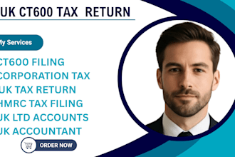 prepare UK company tax return and ct600 corporation tax filing