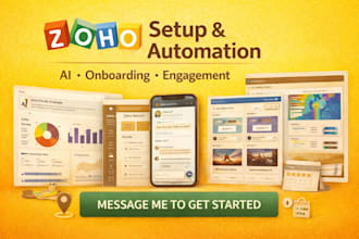 setup zoho zia, dap, salesiq, routeiq, thrive, survey, backstage, pagesense, pos