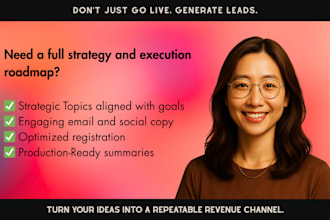 create your custom saas webinar strategy and workflow