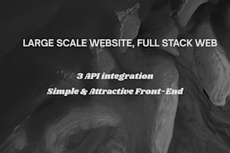 be your full stack web developer and website programmer
