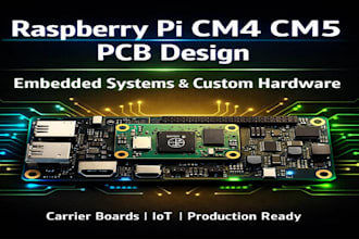 design raspberry pi cm4 cm5 custom pcb and embedded systems