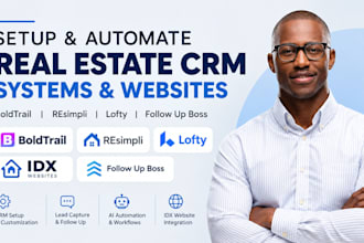 setup boldtrail resimpli crm ai automation lofty crm idx website follow up boss