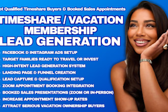 timeshare leads vacation membership leads real estate leads facebook ads ig ads