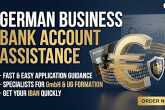 assist you in opening a german business bank account for your gmbh or ug